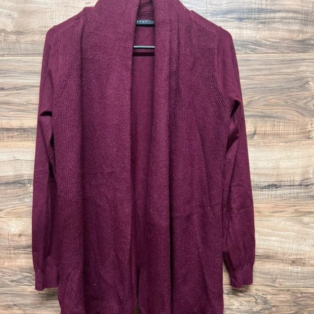 Cyrus small red burgundy cardigan